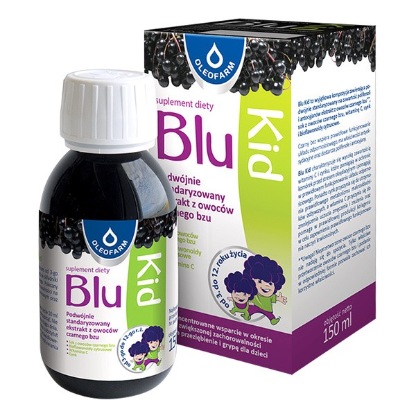 Blu Kid, syrop powyżej 3 roku życia, 150 ml