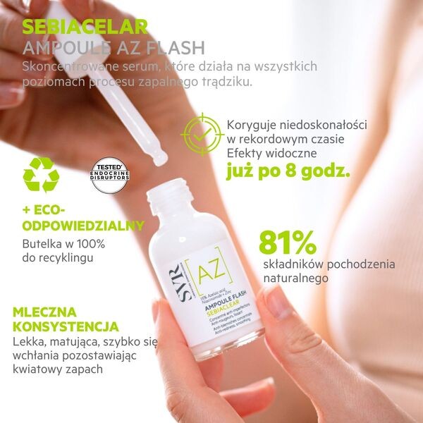SVR Sebiaclear AZ, skoncentrowane serum korygujące niedoskonałości, 30 ml