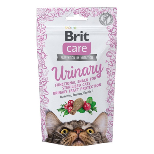 Brit Care Cat Snack Urinary, przysmak dla kotów, 50 g