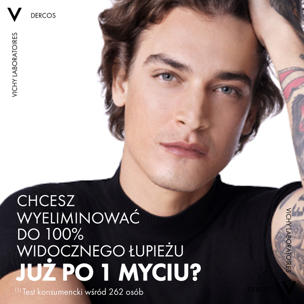 Vichy Dercos DS, szampon przeciwłupieżowy, włosy normalne i przetłuszczające się, 200 ml