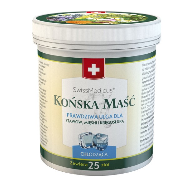 SwissMedicus, szwajcarska maść końska, chłodząca, 500 ml