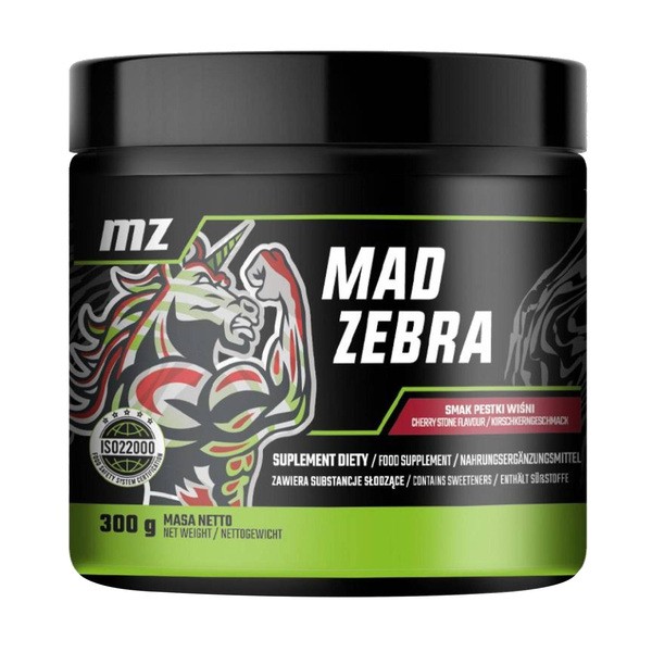 MZ Mad Zebra, proszek, smak pestka wiśni, 300 g