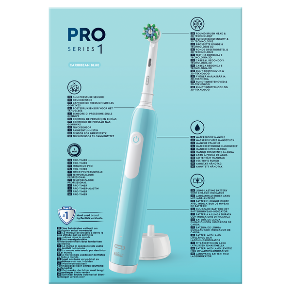 Oral-B, Pro Series 1, blue, szczoteczka elektryczna