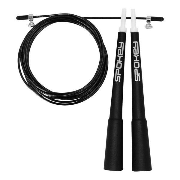 Spokey Crossfit skakanka, czarna, 1 szt.