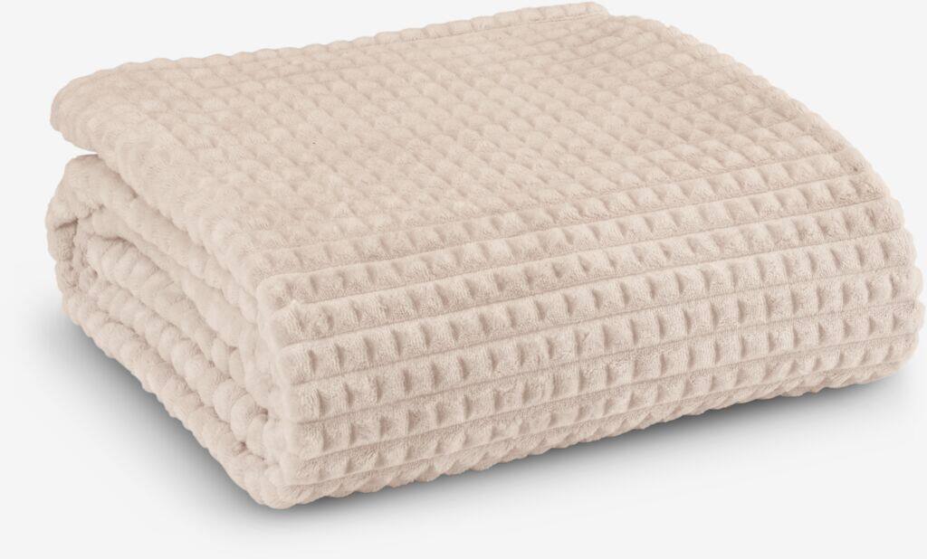 HAGTORN HAGTORN fleece tæppe 140x200 beige