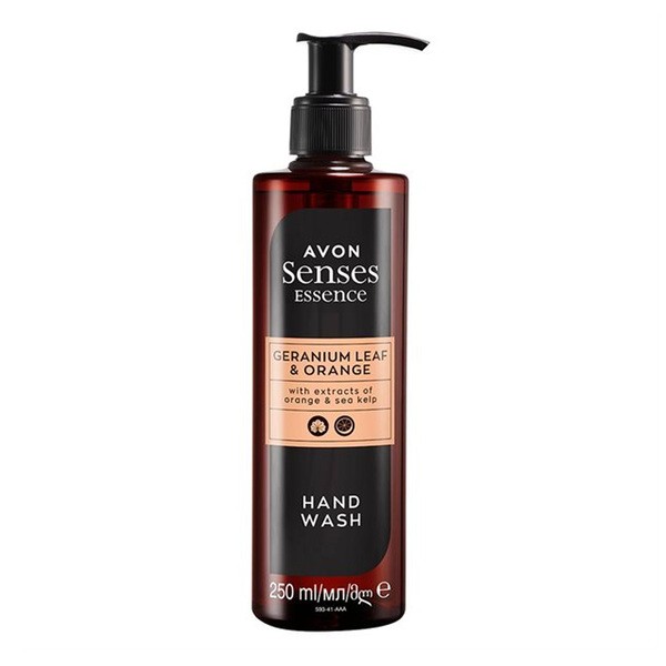 Avon Senses Essence, mydło do rąk, Geranium i Pomarańcza, 250 ml