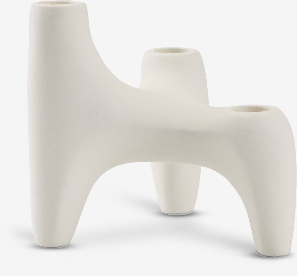 VIGNIR lysestage VIGNIR B13xD16xH15cm råhvid