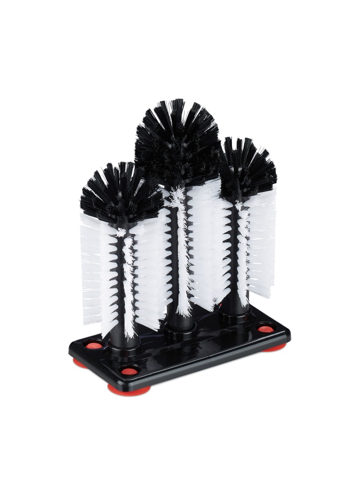 relaxdays Gläserspülbürste in Weiß/Schwarz günstig kaufen onesize