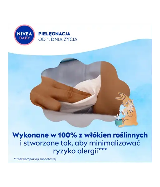 Nivea Baby, Chusteczki 99% Pure Water, 57 szt.