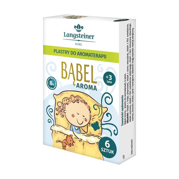 Bąbel Aroma, plastry do aromaterapii, 6 szt.