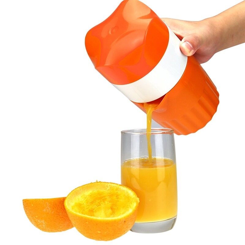 Mini Portable Manual Lemon Juicer Mini Fruit Juicer Hand Lemon Orange Citrus Squeezer Big Capacity Manual Citrus Juicer