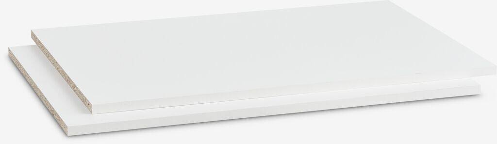 RABERG hylder til RABERG 150 garderobeskab 2 stk./pakke hvid