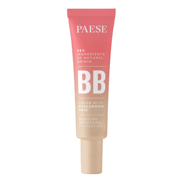 Paese, krem BB z kwasem hialuronowym, 02 Beige, 30 ml