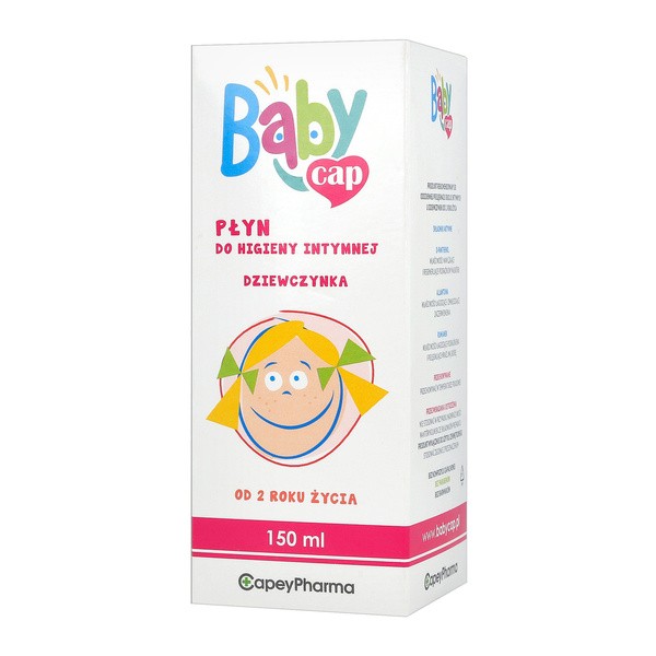 BabyCap, płyn do higieny intymnej dla dziewczynki, 150 ml