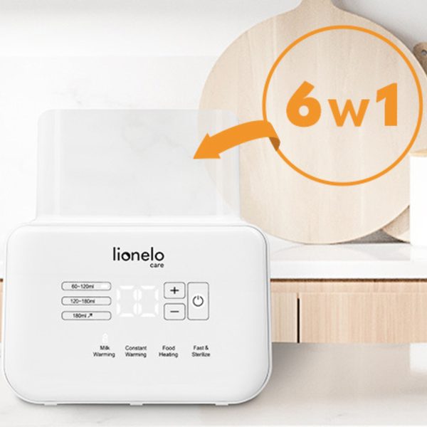Lionelo Thermup double, podgrzewacz do butelek, biały, 1 szt.