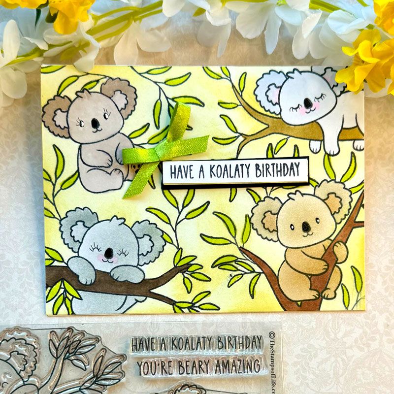Koala Kuties Clear Stamps Set of 9