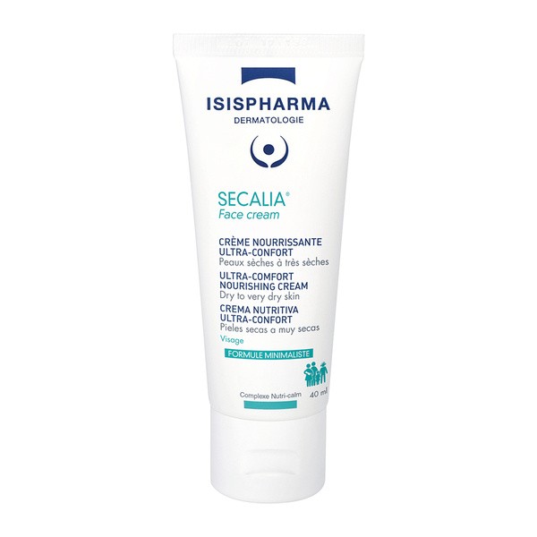 Isis Pharma Secalia Face Cream, krem do twarzy odżywczo-nawilżający, 40 ml