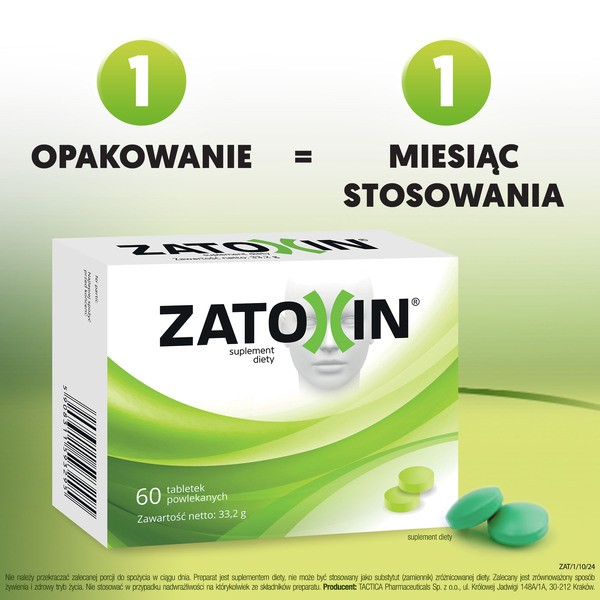 Zatoxin, tabletki powlekane, 60 szt.