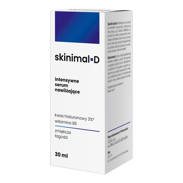 Skinimal D, serum intensywnie nawilżające, 30 ml