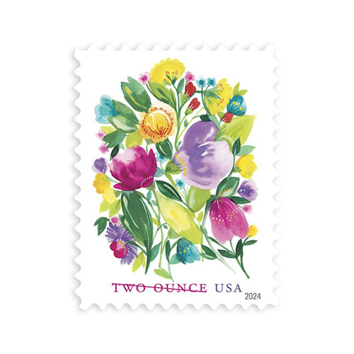 2024 USPS Wedding Blooms  Stamps