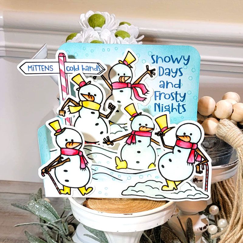 snowyscene2stamp Clear Stamp Set