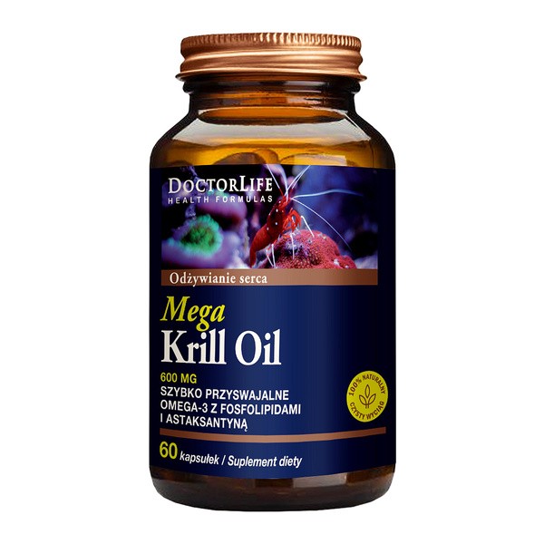DoctorLife Mega Krill Oil, kapsułki, 60 szt.