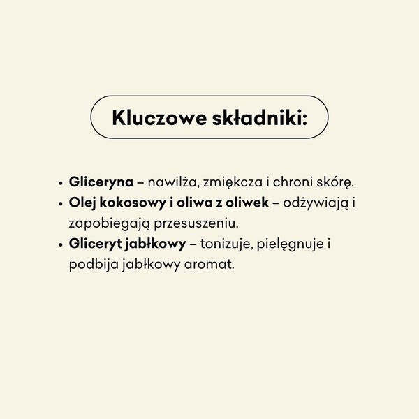 Mydlarnia 4Szapki, naturalne mydło w płynie Pieczone Jabłko, 300 ml