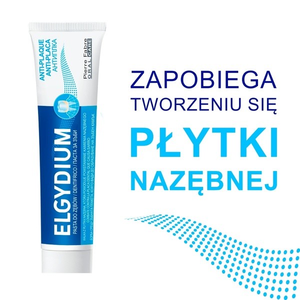 Elgydium Anti Plaque, pasta do zębów, 75 ml