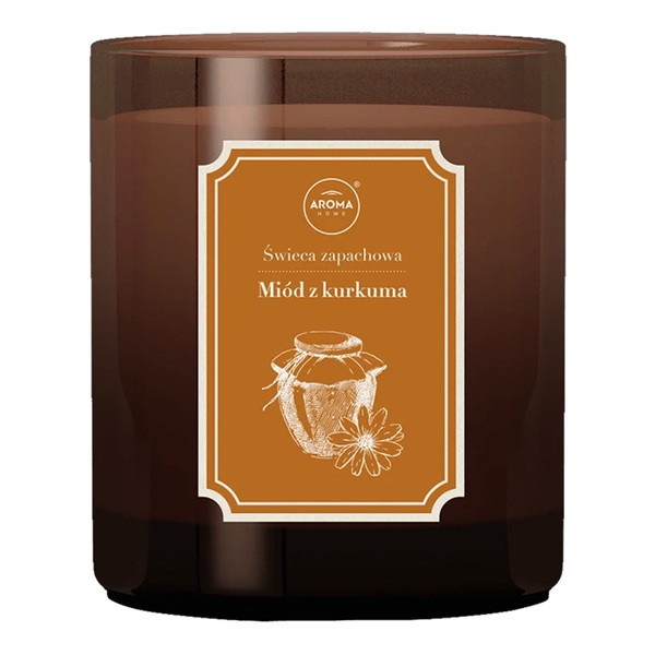 Aroma Home, Domowy Zielnik Miód & Kurkuma, świeca, 160 g