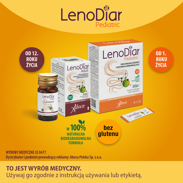 LenoDiar Pediatric, granulat, saszetki, 12 szt.