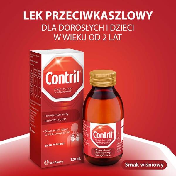Contril, 60 mg/10 ml, syrop, 120 ml
