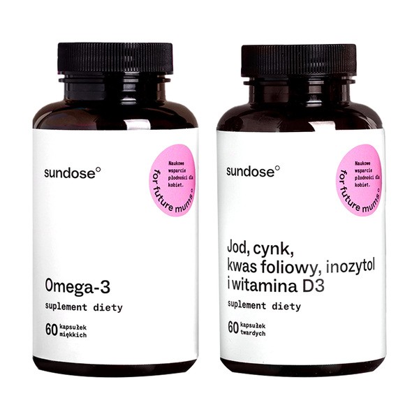 Sundose For Future Mums, kapsułki, 60 szt. + 60 szt.