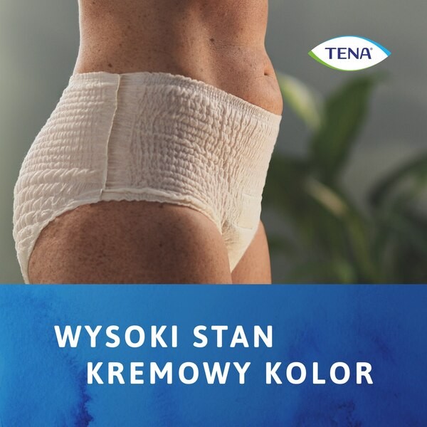 Tena Lady Pants Plus, majtki chłonne, Creme, rozmiar L, 30 szt.