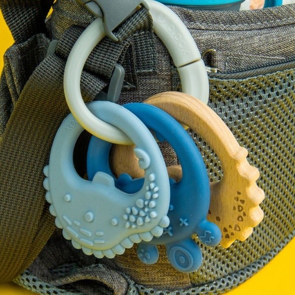 B.box Trio Lullaby Blue, gryzak logopedyczny, 3 szt.