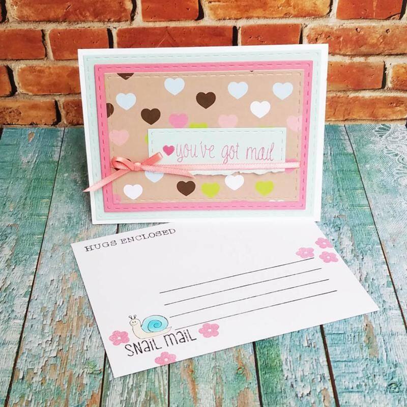 Card & Envelope Clear Stamps DOUBLE SET