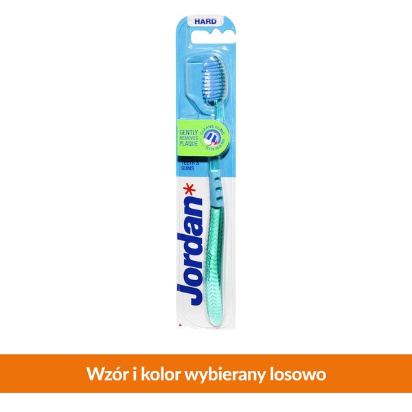 Jordan Target Teeth&Gums, szczoteczka hard, 1 szt.