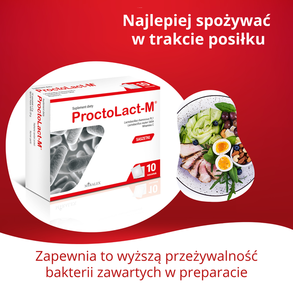 ProctoLact M, proszek w saszetkach, 10 szt.