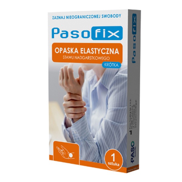 Paso-fix, opaska elastyczna stawu nadgarstkowego, krótka, rozmiar S, 1 szt.