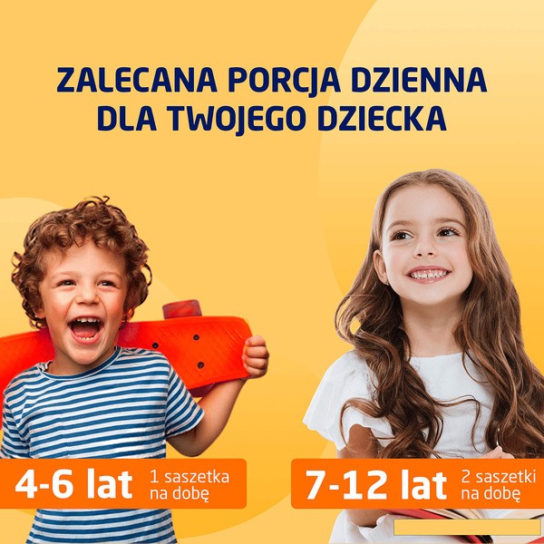 Vibovit Junior, proszek w saszetkach o smaku truskawkowym, 2 g, 30 szt.