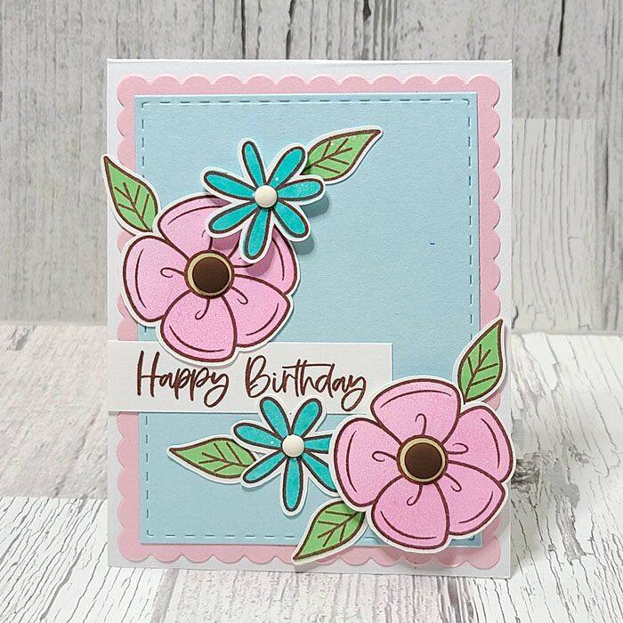 extras4flowers2layer Clear Stamp Set