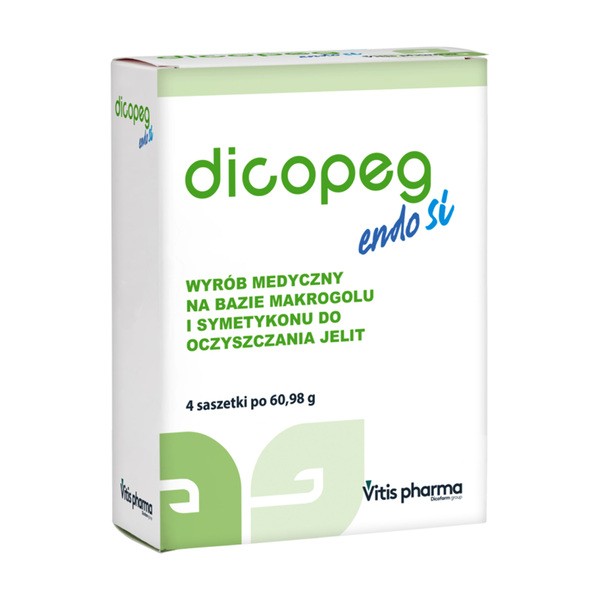 Dicopeg Endo Si, proszek do sporządzania roztworu doustnego, saszetki, 4 x 60,98 g