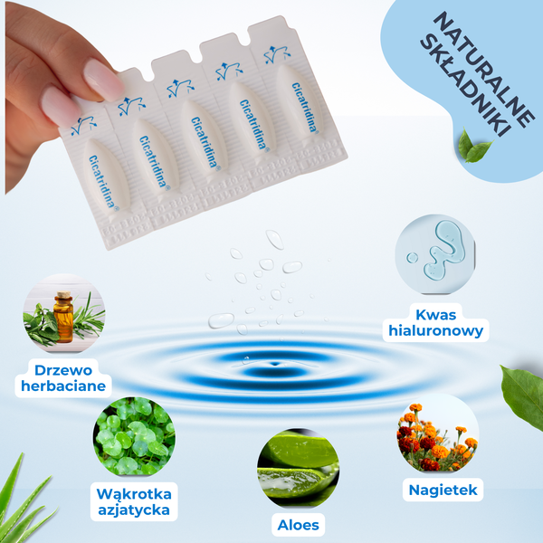 Cicatridina, globulki dopochwowe, 10 szt.