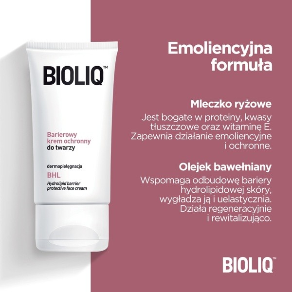 Bioliq BHL, barierowy krem ochronny do twarzy, 50 ml