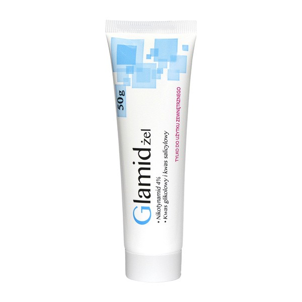 Glamid, żel na trądzik, 50 g, tuba