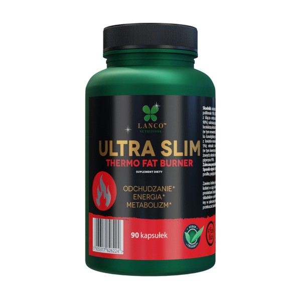 Lanco Nutritions, Ultra Slim Thermo Fat Burner, kapsułki, 90 szt.