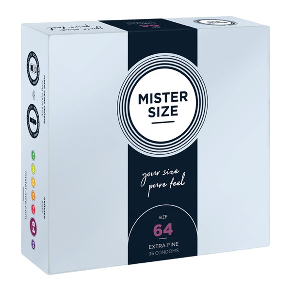 Mister Size, prezerwatywy, 64 mm, 36 szt.