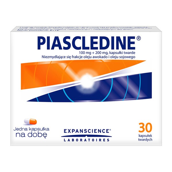 Piascledine, 100 mg + 200 mg, kapsułki twarde, 30 szt.