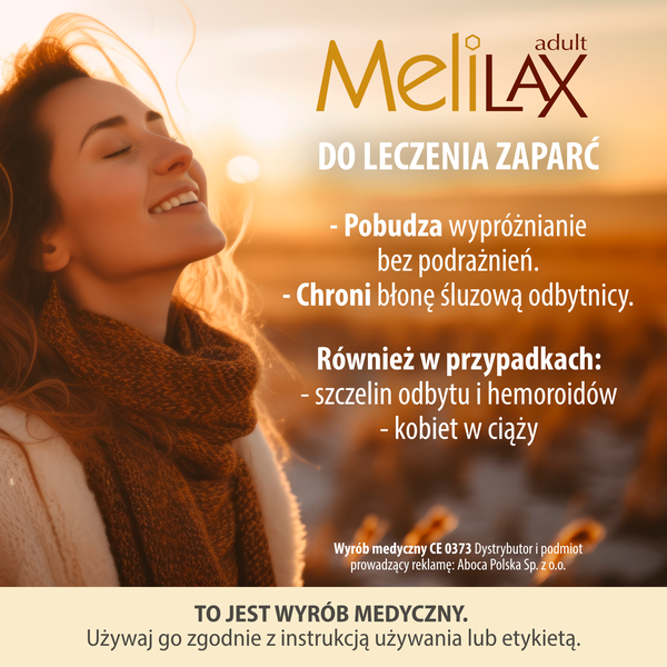 Melilax Adult, mikrowlewka doodbytnicza, 6 wlewek