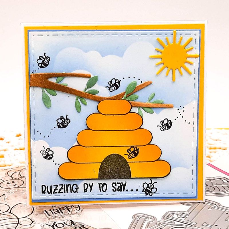 bumblebees2stamp Clear Stamp Set