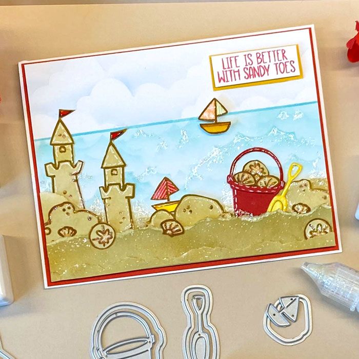 sandcastle2stamp Clear Stamp Set